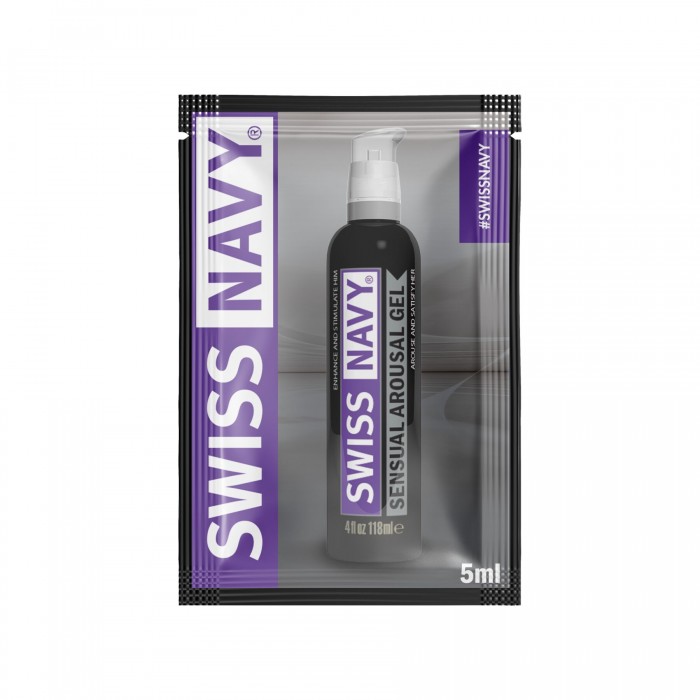 Пробник лубриканта на водно-силіконовій основі Swiss Navy Sensual Arousal Gel 5 мл