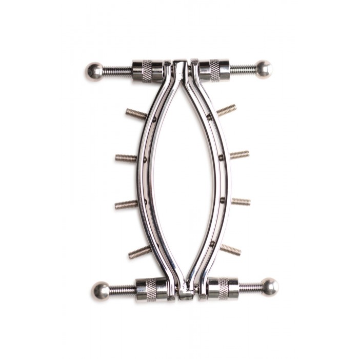 Зажим для половых губ Master Series Spread'Em Poker Vagina Clamp with Adjustable Pressure Screws