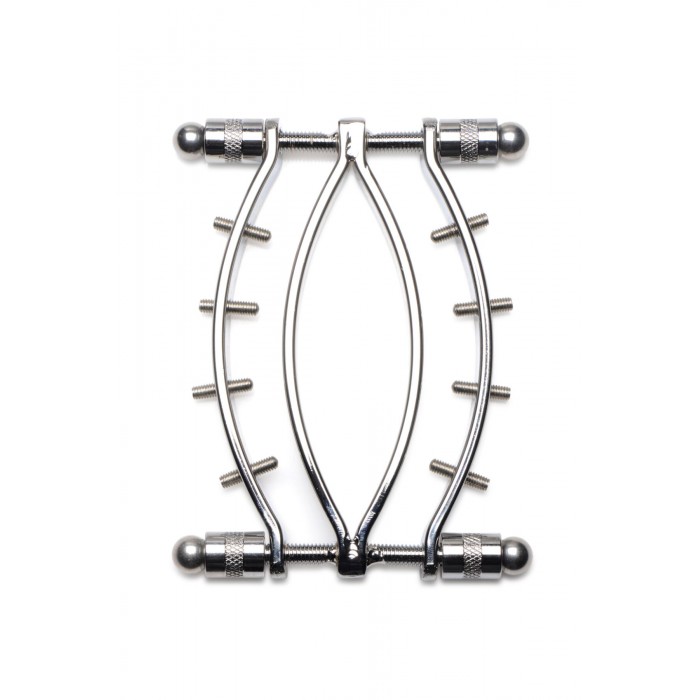 Зажим для половых губ Master Series Spread'Em Poker Vagina Clamp with Adjustable Pressure Screws