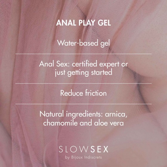 Анальна гель-мастило Bijoux Indiscrets SLOW SEX-Anal play gel (30 мл)