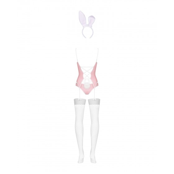 Еротичний костюм зайчика Obsessive Bunny suit 4 pcs Costume pink L / XL