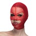 Маска сетка с открытым ртом и глазами Feral Feelings - Mask 1 Red