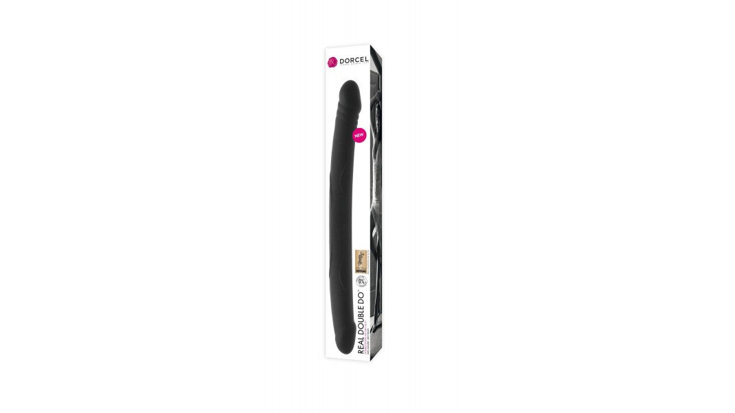 Фалоімітатор двосторонній Dorcel Real Double Do Black