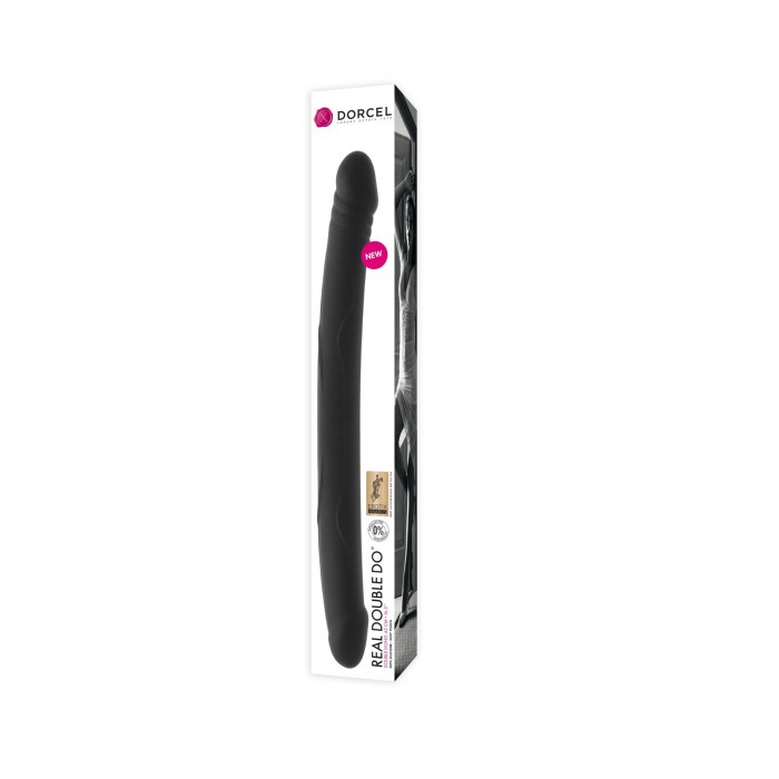 Фалоімітатор двосторонній Dorcel Real Double Do Black