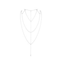 Bijoux Indiscrets Magnifique Back and Cleavage Chain - Silver