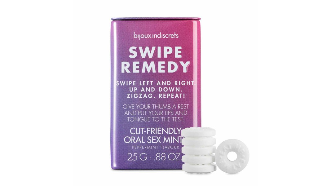 М'ятні цукерки для орального сексу Bijoux Indiscrets Swipe Remedy, без цукру