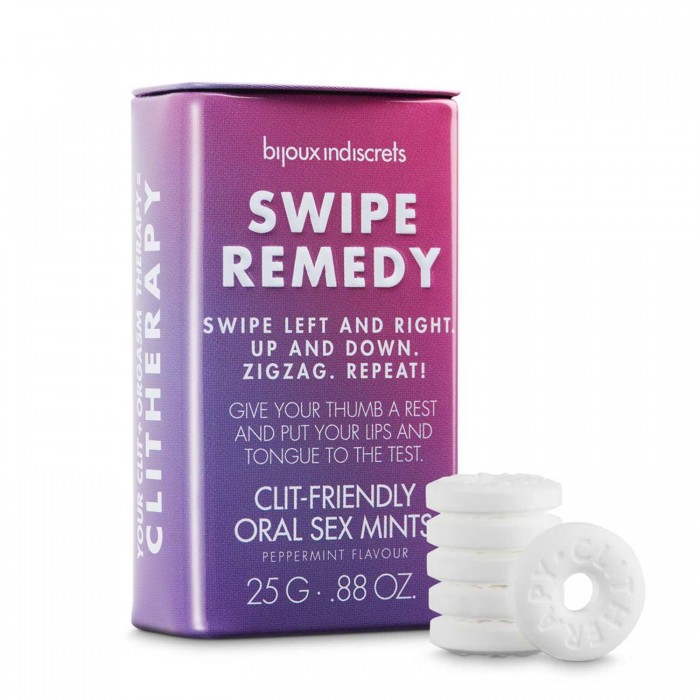 М'ятні цукерки для орального сексу Bijoux Indiscrets Swipe Remedy, без цукру