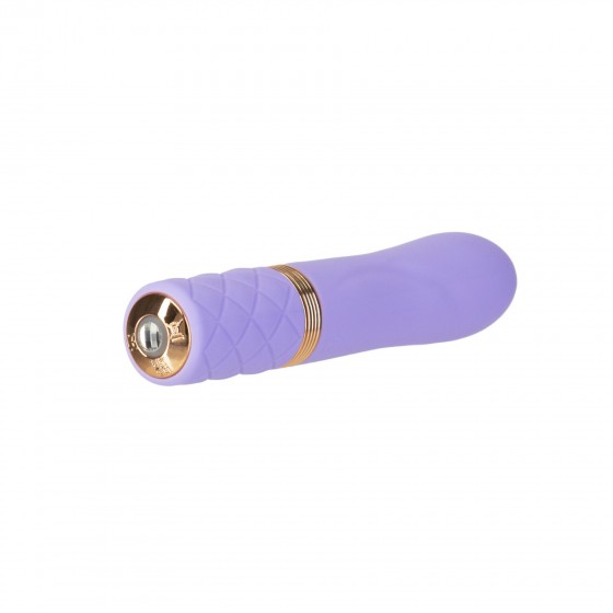 Розкішний вібратор PILLOW TALK-Special Edition Flirty Purple з кристалом Сваровські