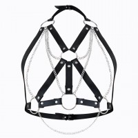 Art of Sex - Aiden Leather harness, Чорна XS-M
