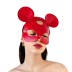 Шкіряна маска Мишки Art of Sex - Mouse Mask, колір Червоний