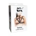 Женская портупея Art of Sex - Delaria Leather harness, Черный L-2XL