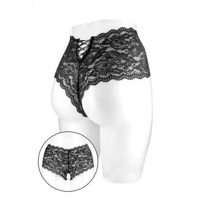 Трусики с доступом Fashion Secret JULIA, Черные