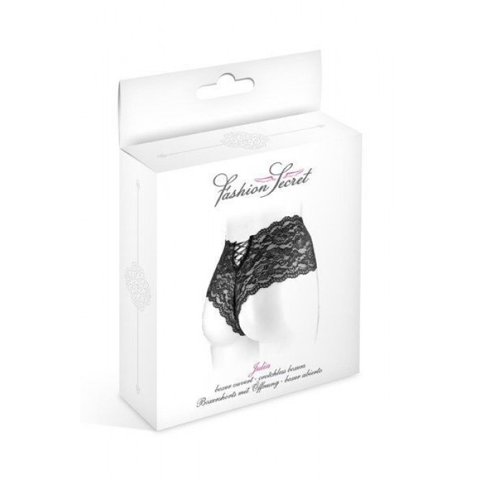 Трусики с доступом Fashion Secret JULIA, Черные