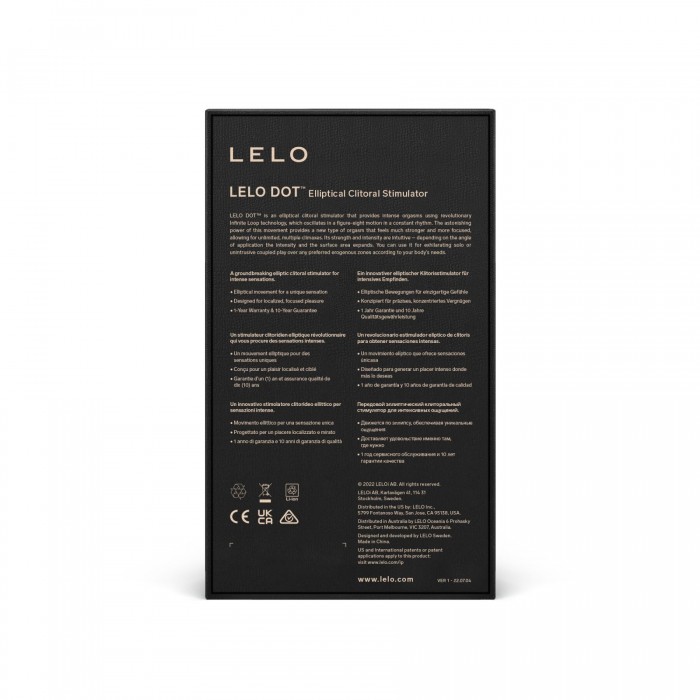 Кліторальний вібратор LELO DOT Aqua