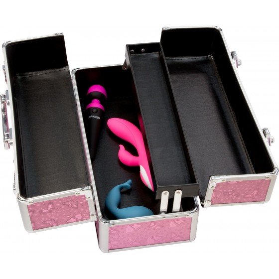 Кейс для зберігання секс-іграшок BMS Factory - Large Lokable Vibrator Case Pink