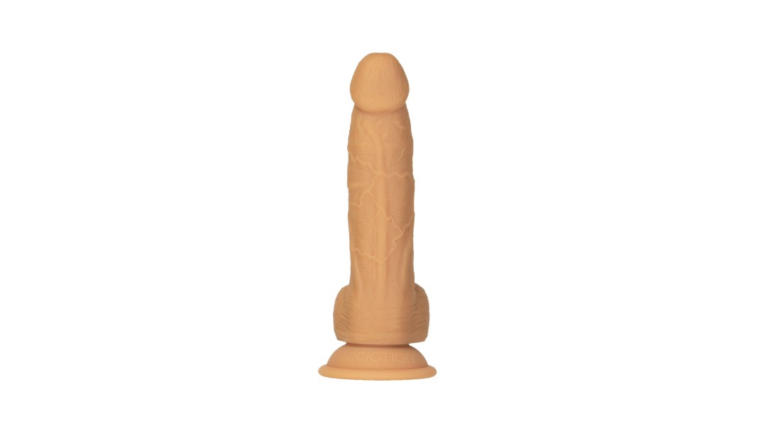 Фаллоимитатор ADDICTION Dual Density Silicone Dildo Caramel 8in