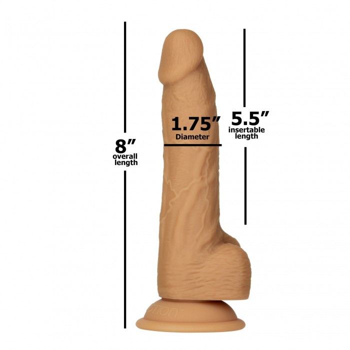 Фаллоимитатор ADDICTION Dual Density Silicone Dildo Caramel 8in