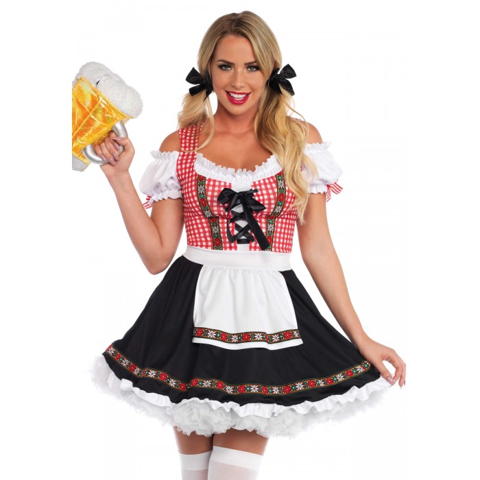 Баварський костюм офіціантки Октоберфест Leg Avenue Beer Garden Babe, розмір M