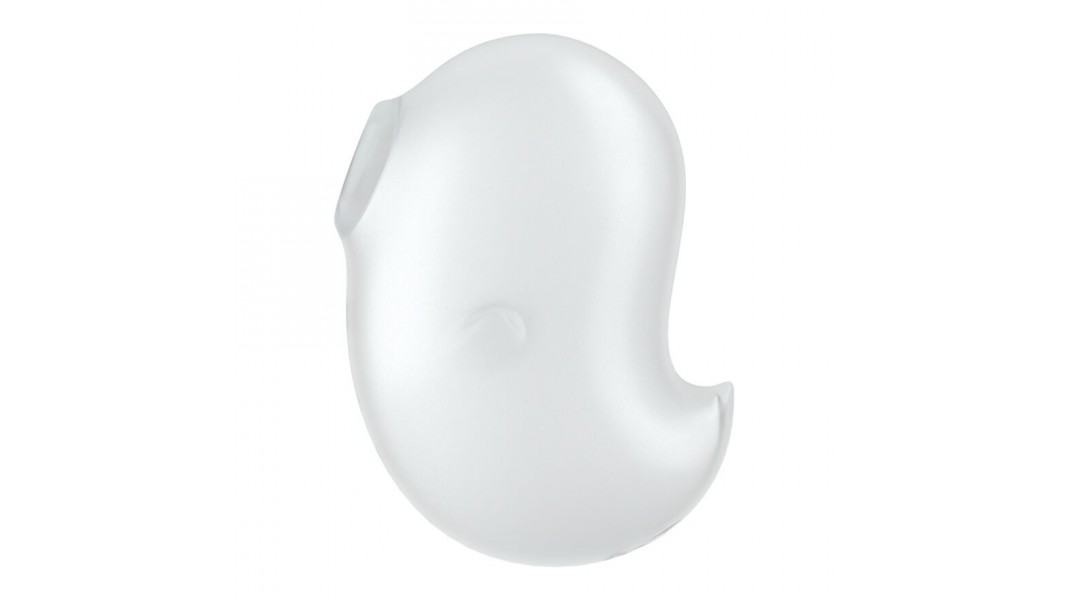 Вакуумний кліторальний стимулятор із вібрацією Satisfyer Cutie Ghost White