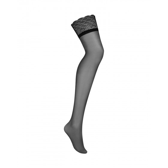 Еротичні панчохи Obsessive Chemeris stockings XL/2XL