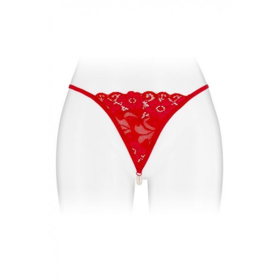 Трусики-стринги с жемчужной ниткой Fashion Secret VENUSINA Red