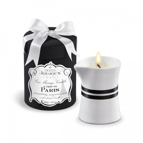 Масажна свічкa Petits Joujoux - Paris - Vanilla and Sandalwood (190 г)