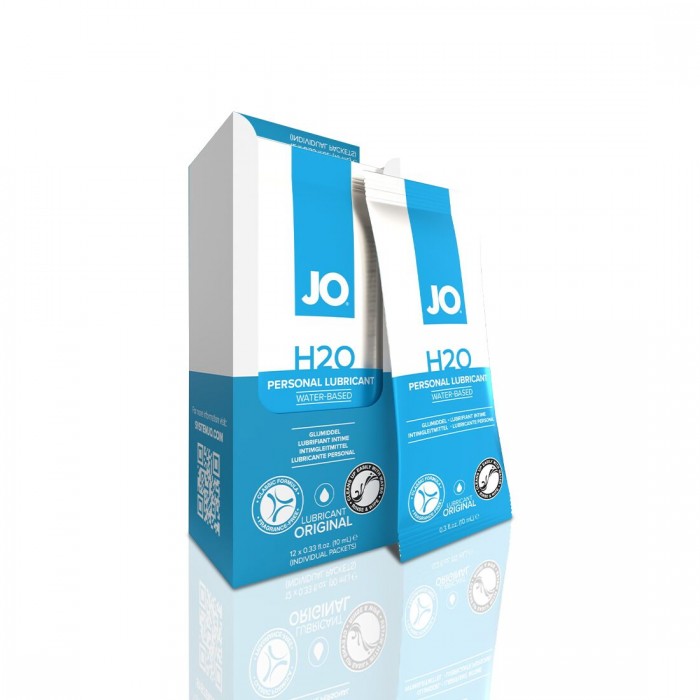 Набір пробників лубриканта Foil Display Box – JO H2O Original – 12 x 10 мл