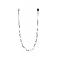 Feral Feelings - Chain Thin nipple clamps, срібло / чорний