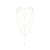 Bijoux Indiscrets Magnifique Back and Cleavage Chain - Gold