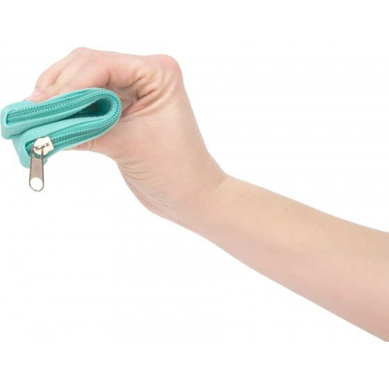 Сумка для зберігання секс-іграшок PowerBullet-Silicone Zippered Bag Teal