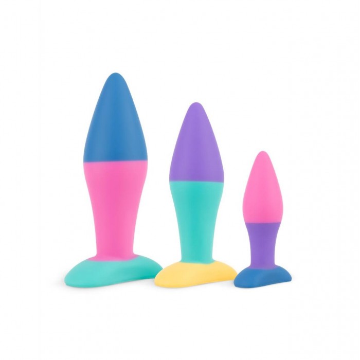 Набір анальних пробок PMV20 Koda – Butt Plug Set, діаметр 2,9-3,9-5 см