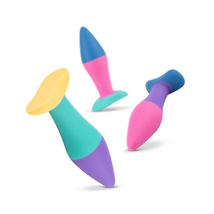 Набір анальних пробок PMV20 Koda – Butt Plug Set, діаметр 2,9-3,9-5 см