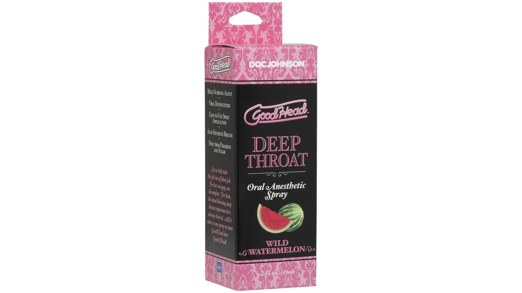 Спрей для глибокого мінету Doc Johnson GoodHead DeepThroat Spray – Кавун 59 мл