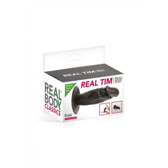 Фаллоимитатор Real Body - Real Tim Black