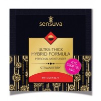 Пробник лубриканта на гібридній основі Sensuva - Ultra-Thick Hybrid Formula Strawberry (6 мл)