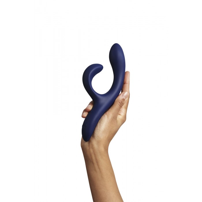 Смарт вібратор-кролик We-Vibe Nova, регульований кут нахилу, Синій