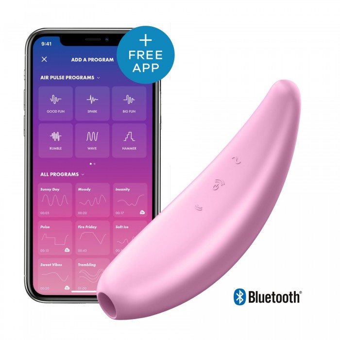 Потужний вакуумний кліторальний стимулятор Satisfyer Curvy 3+