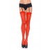 Еротичні панчохи Leg Avenue Sheer Stockings OS Red