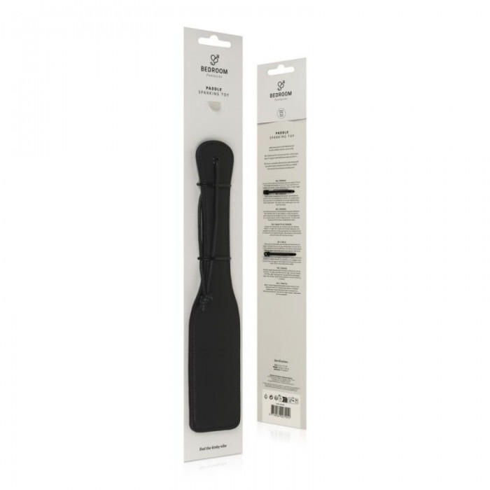Паддл Bedroom Fantasies: Faux Leather Paddle, черный