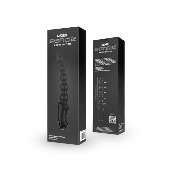 Анальная цепочка с вибрацией Nexus BENDZ Bendable Vibrator Anal Probe Edition