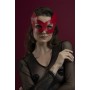 Маска кошечки Feral Feelings - Kitten Mask, красная
