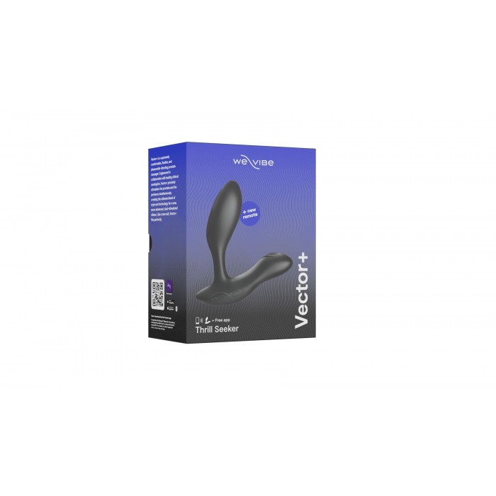 Смарт-вибромассажер простаты We-Vibe Vector+, Черный