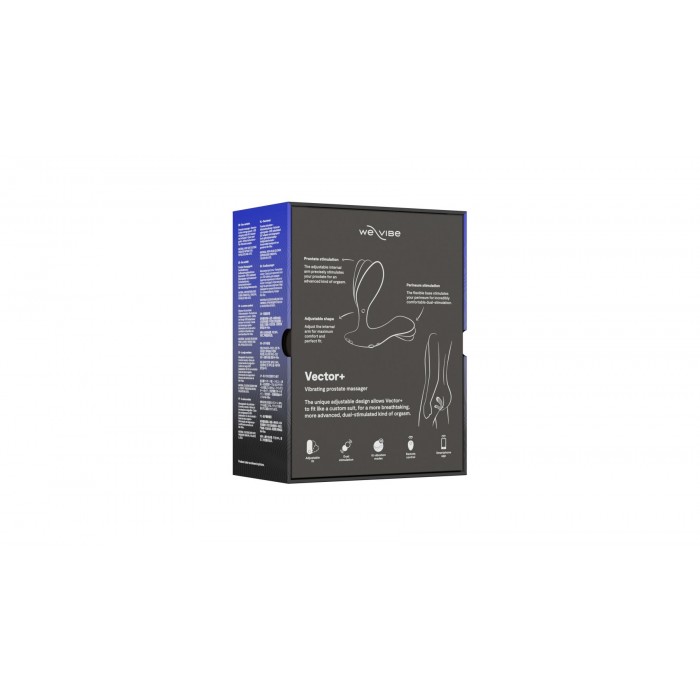 Смарт-вибромассажер простаты We-Vibe Vector+, Черный
