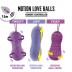 Вагінальні кульки з масажем і вібрацією FeelzToys Motion Love Balls Jivy