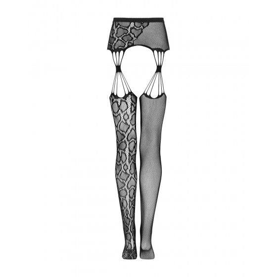 Эротические чулки Obsessive Garter stockings S821 S/M/L
