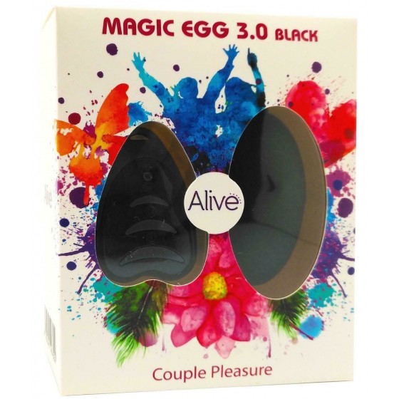 Віброяйце Alive Magic Egg 3.0 Black
