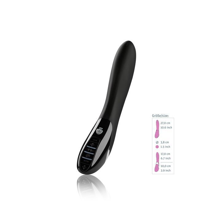 Вібратор з електростимуляцією Mystim Electric Eric eStim Black