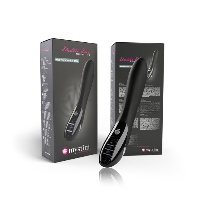 Вібратор з електростимуляцією Mystim Electric Eric eStim Black