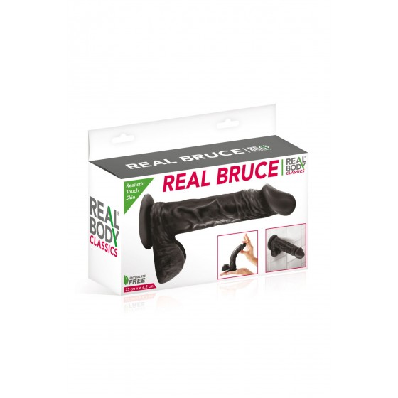 Фалоімітатор на присосці Real Body - Real Bruce Black