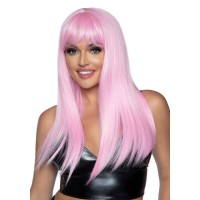 Парик Leg Avenue Long straight bang wig Pink